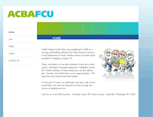 Tablet Screenshot of acbafcu.com